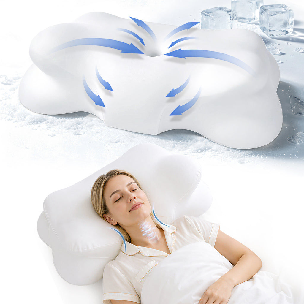 Hawcay Ergonomic Memory Foam Pillow