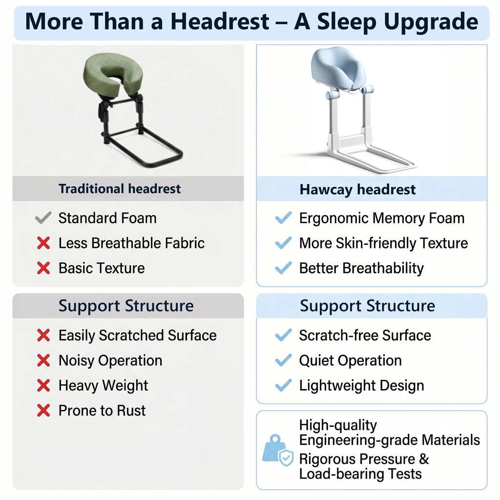 Hawcay 4 in 1 Massage Headrest for Bed