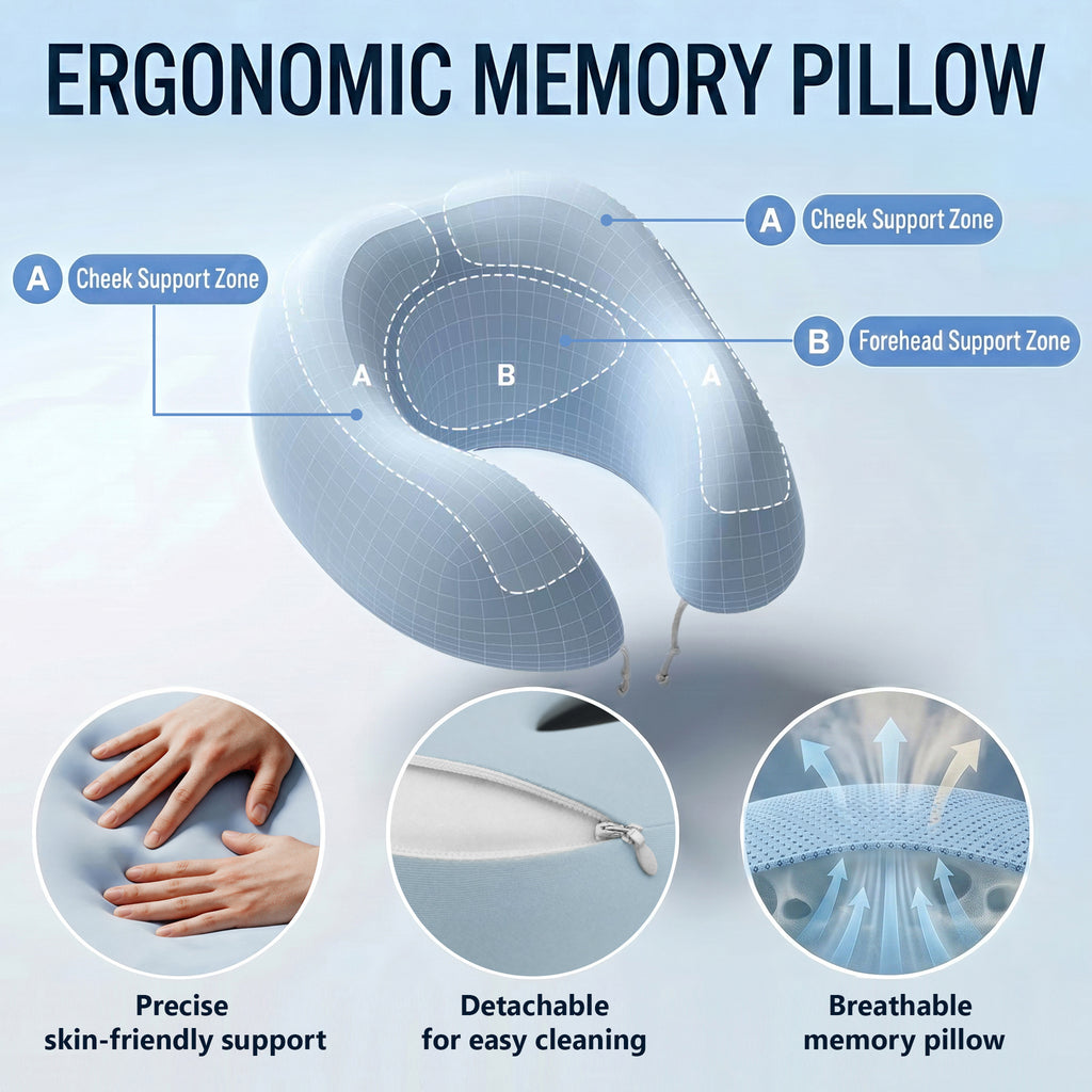 Hawcay 4 in 1 Massage Headrest for Bed